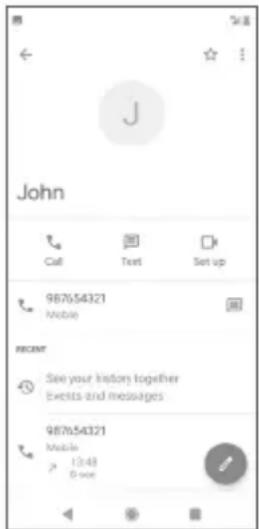 Vodafone Smart N10 - Communicating with your contacts - 1