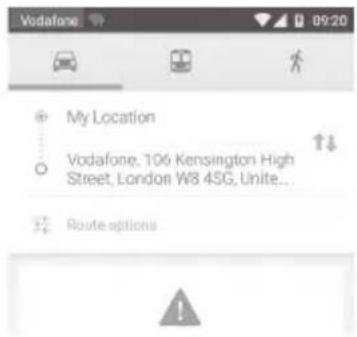 Vodafone Smart N10 - Get suggested routes for your trip - 1