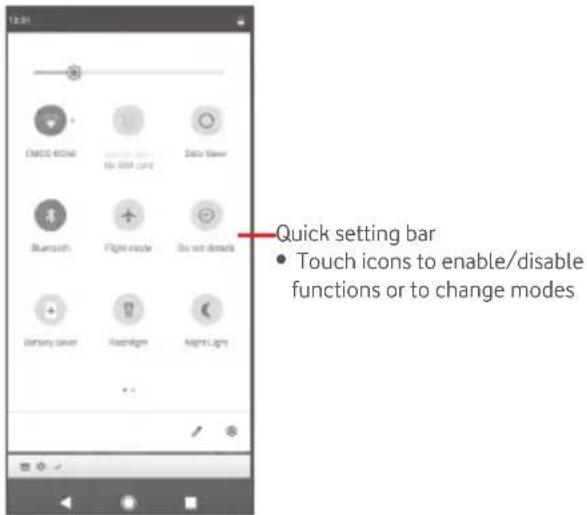 Vodafone Smart N10 - Notification panel - 2