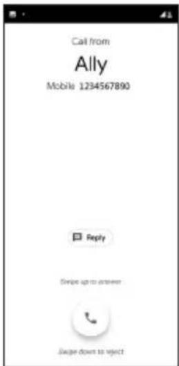 Vodafone Smart N10 - Answering or rejecting a call - 1