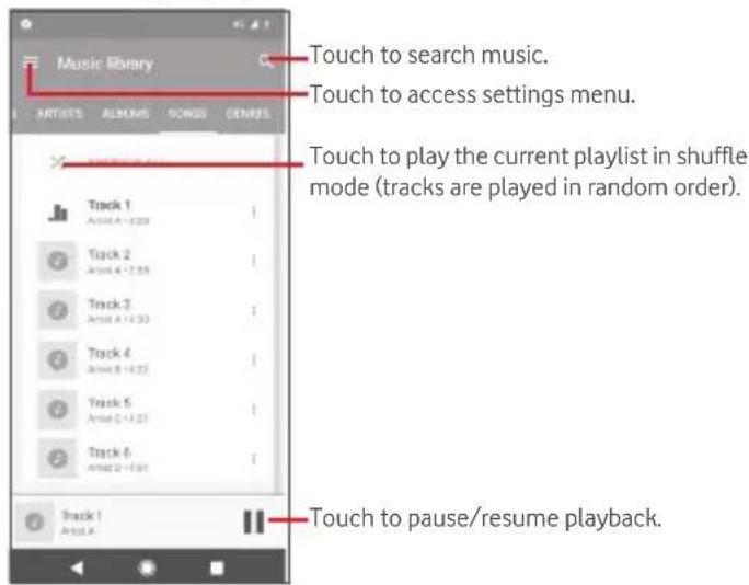 Vodafone Smart N10 - Playing music - 1