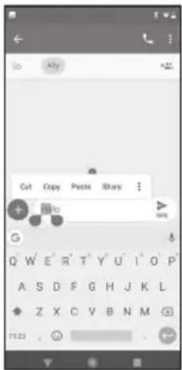 Vodafone Smart N10 - You can also insert new text - 1