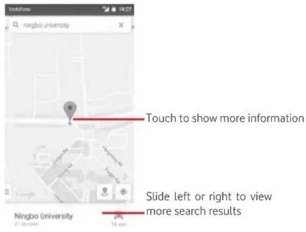 Vodafone Smart N10 - Search for a location - 1