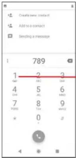 Vodafone Smart N10 - Placing a call - 2