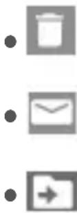 Vodafone Tab Prime 6 - The following options displays when an email opens. - 2