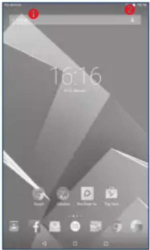 Vodafone Tab Prime 6 - Search bar - 1