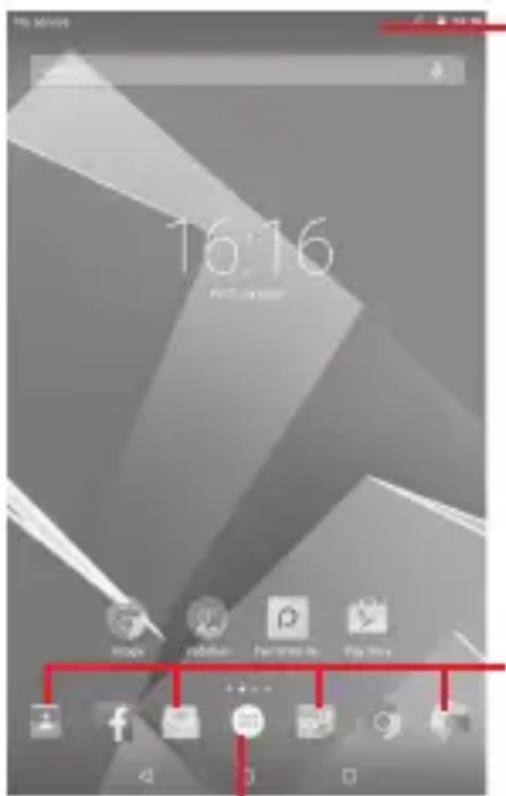 Vodafone Tab Prime 6 - Status bar - 1