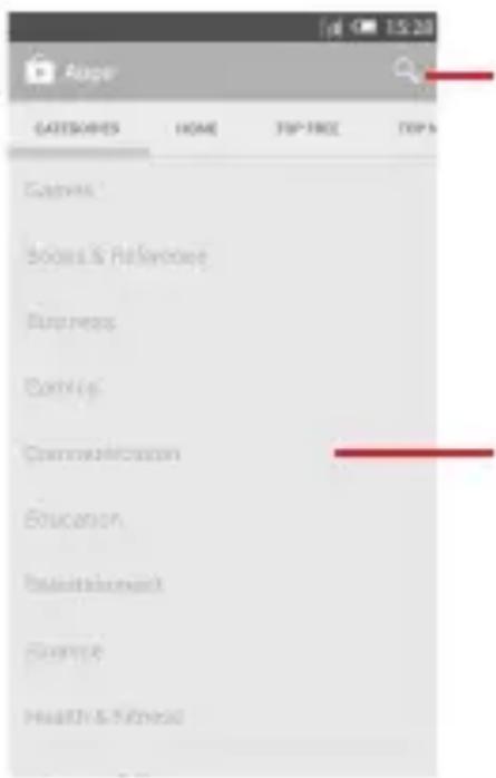 Vodafone Tab Prime 6 - Locate the item you want to download and install - 1
