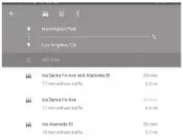 Vodafone Tab Prime 6 - Get suggested routes for your trip - 1