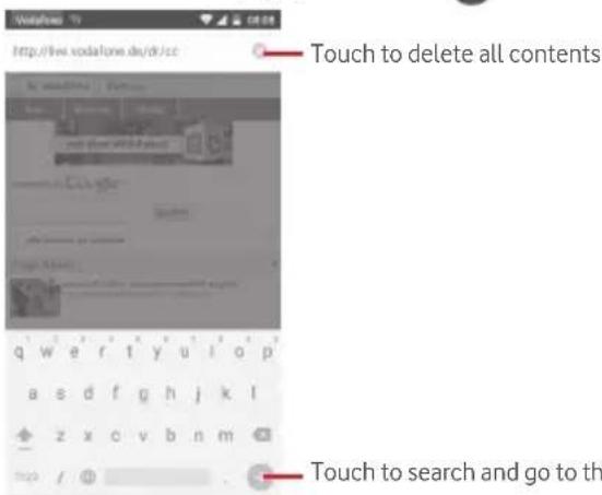 Vodafone Smart Prime 6 - To go to a web page - 1