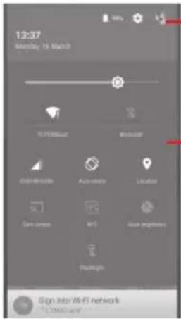 Vodafone Smart Prime 6 - Notification panel - 2