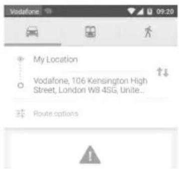 Vodafone Smart Prime 6 - Get suggested routes for your trip - 1