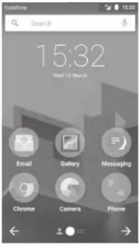 Vodafone Smart Prime 6 - Home screen - 1