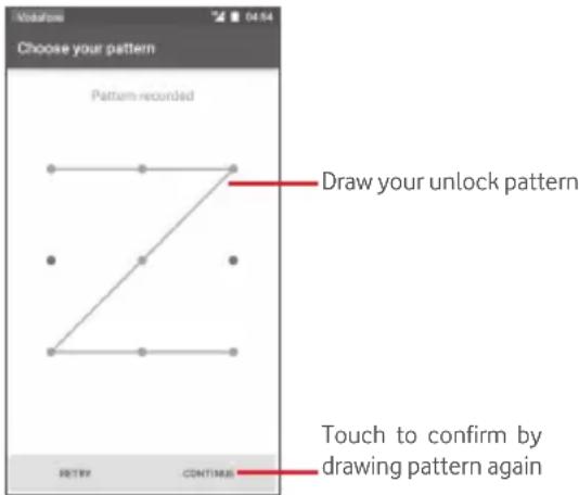 Vodafone Smart Prime 6 - Lock/Unlock your screen - 1