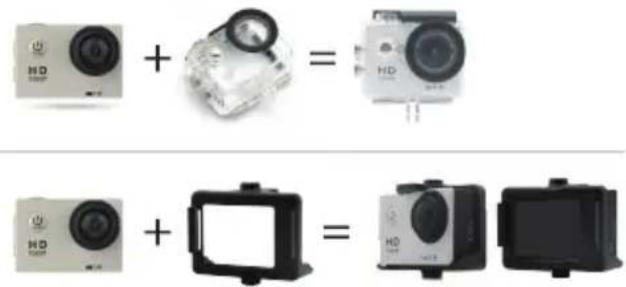 EASYPIX GoXtreme Discovery - MOUNTING YOUR CAMERA - 1