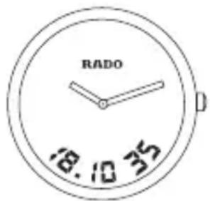 Rado Centrix Diamonds R30930712 - To adjust the time - 1