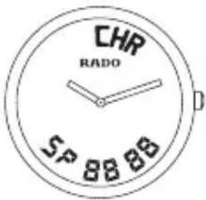 Rado Centrix Diamonds R30930712 - CHR SP: Stopwatch with intermediate times (SPLIT) - 1