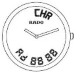 Rado HyperChrome Classic R33104918 - CHR Ad: Stopwatch with ADD timing mode. - 1
