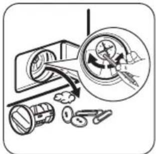 ZANUSSI ZWF 580E - CLEANING THE DRAIN FILTER - 6