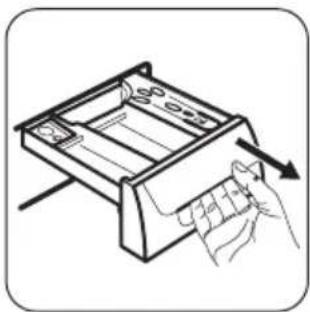 ZANUSSI ZWF 580E - CLEANING THE DETERGENT DISPENSER - 1