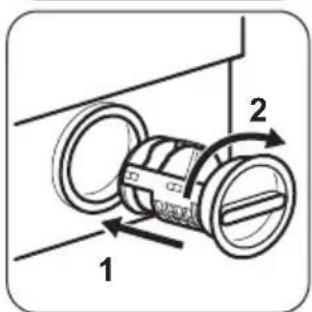 ZANUSSI ZWF 580E - CLEANING THE DRAIN FILTER - 7