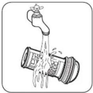 ZANUSSI ZWF 580E - CLEANING THE DRAIN FILTER - 5