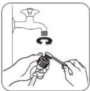 ZANUSSI ZWF 1423 - Cleaning the water inlet filters - 1