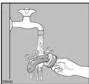 ZANUSSI FLE 1416 W - The water drain filter - 4