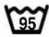 ZANUSSI FLE 1416 W - Wash Care Symbols - 1