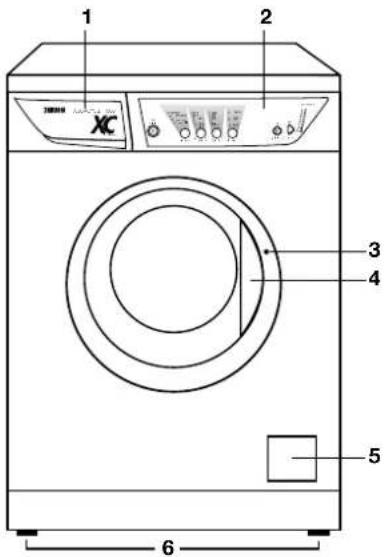 ZANUSSI FLE 1416 W - Description of the Appliance - 1