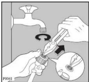 ZANUSSI FJ 1296 - The water inlet filters - 1