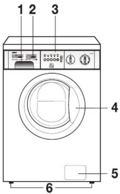 ZANUSSI FA 1055 E - Description of the appliance - 1