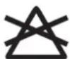 ZANUSSI FA 1055 E - i International wash code symbols - 5