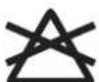 ZANUSSI IZ1600S - i International wash code symbols - 5