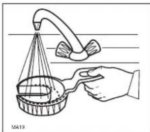 ZANKER ZKS5619AL - To remove the drain filter - 2