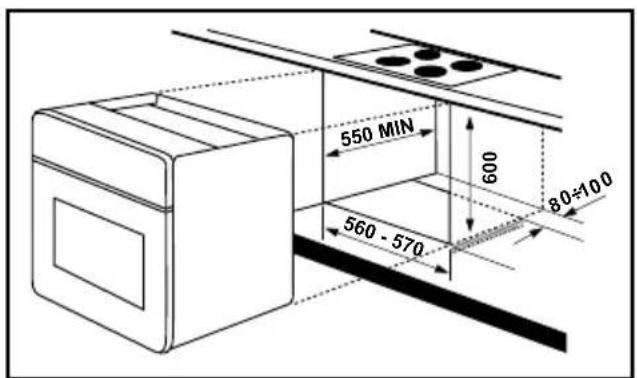 ZANKER ZKH7413W - Building-in under a kitchen counter - 2