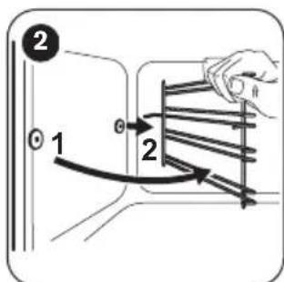 ZANKER KOU20612XK - Removing the shelf supports - 2