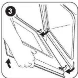 ZANKER KOU10311XB - Cleaning the oven door - 5