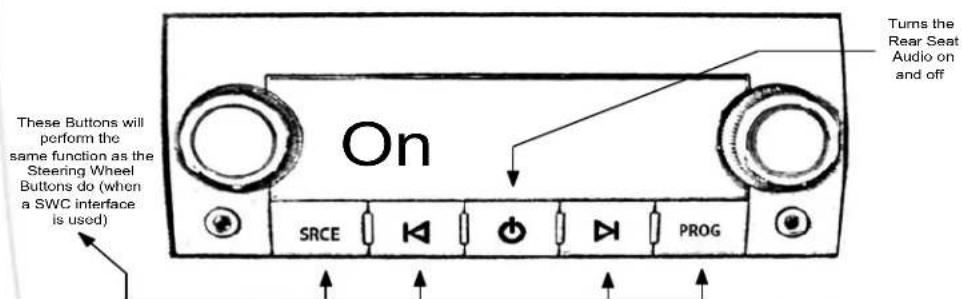 PAC OnStar OS-3BOSE - Standard Bose®: Connecting to the vehicle's Bose® amplifier (All Other Listed Vehicles) - 4