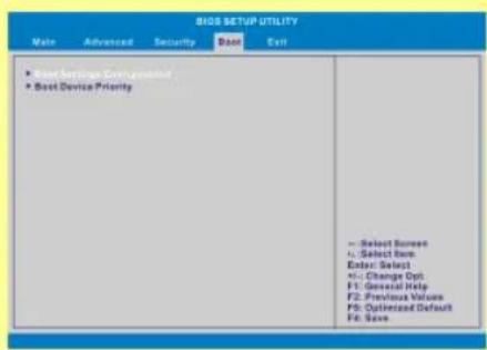 BHQS SETUP UTILITY Note Advanced Security Boot Cali ► Boot Service Control/General/ ► Boot Device Priority ► Select Screen ► Select View Enter: Select ► Change Opt F1: General Help F2: Previous Values F3: Optional Default F4: Save