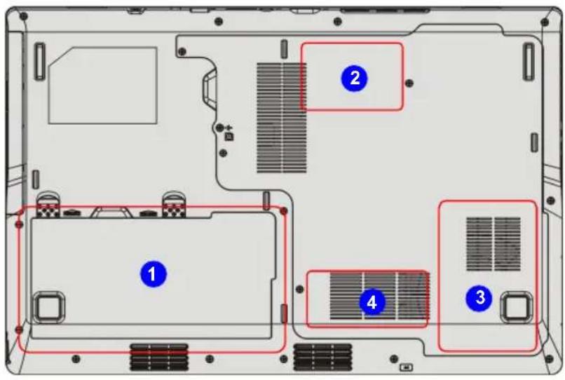 MSI CX620 - Komponententausch und Aufrüstung - 1
