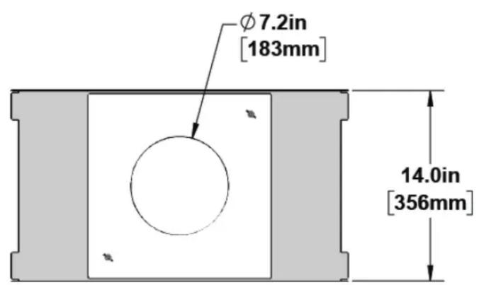 Ø7.2in [183mm] 14.0in [356mm]