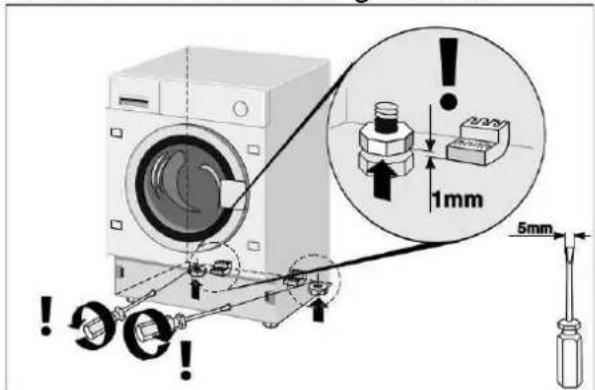 SMEG LSIA147S - AUFSTELLUNG UND NIVELLIERUNG - 2