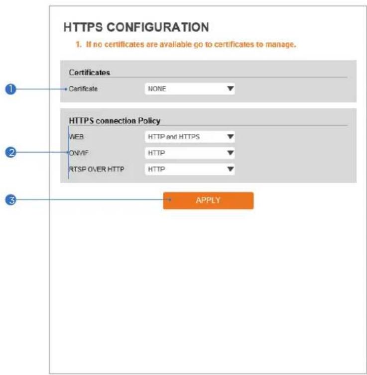 Digital Watchdog MegaPix DWC-MB75WI4T - Setup - Security Setup HTTPS Configuration - 1