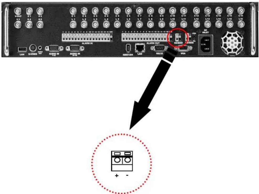 Digital Watchdog DW716N-1000 - Pan/Tilt Connection - 1