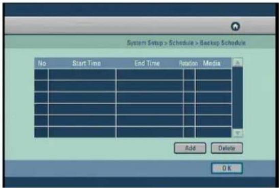 Digital Watchdog DW716N-1000 - Deleting Backup Schedule - 1