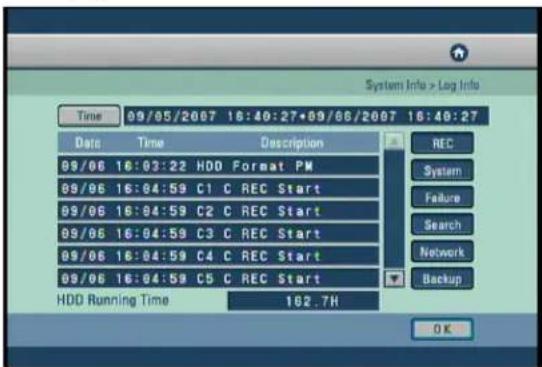Digital Watchdog DW716N-1000 - Log Info - 2