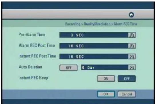 Digital Watchdog DW716N-1000 - Alarm REC Time - 1