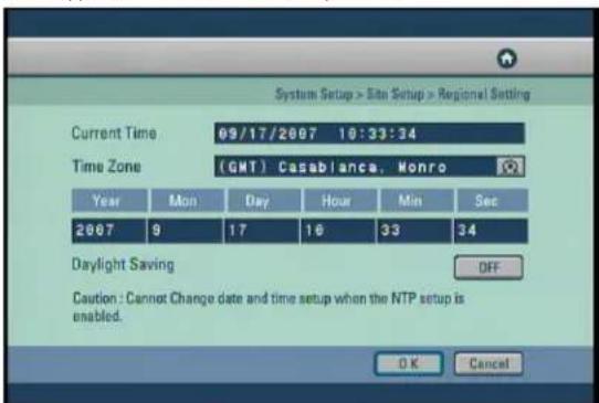 Digital Watchdog DW716N-1000 - [Time Setup] - 1