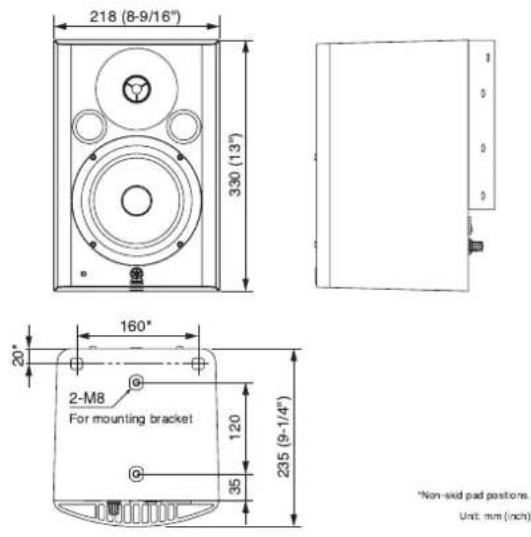 YAMAHA MSP3A - POWER indicator - 1